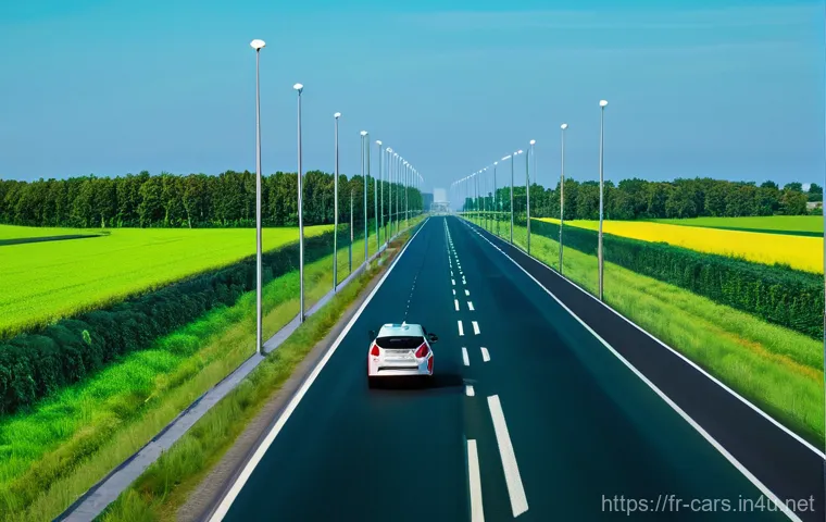 대형 트럭의 최신 배출가스 규제 - Here are three detailed image prompts in English, based on the provided text: